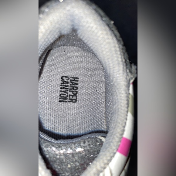 HARPER CANYON Toddler Girls White Popsicle Slip On Sneakers Shoes - Picture 5 of 9